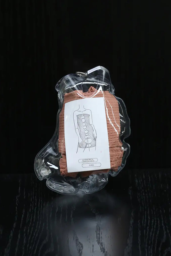 RUI R011-AW20 Tube Top Dress Coral Pink